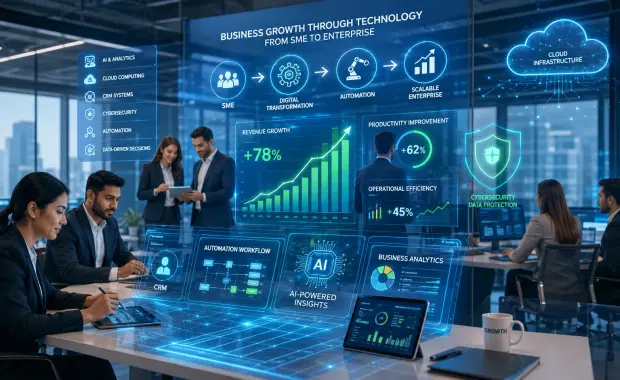 Business Growth Through Technology: From SMEs to Enterprises—Scaling Operations with Strategic IT