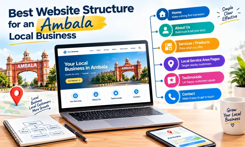 Best Website Structure for an Ambala Local Business