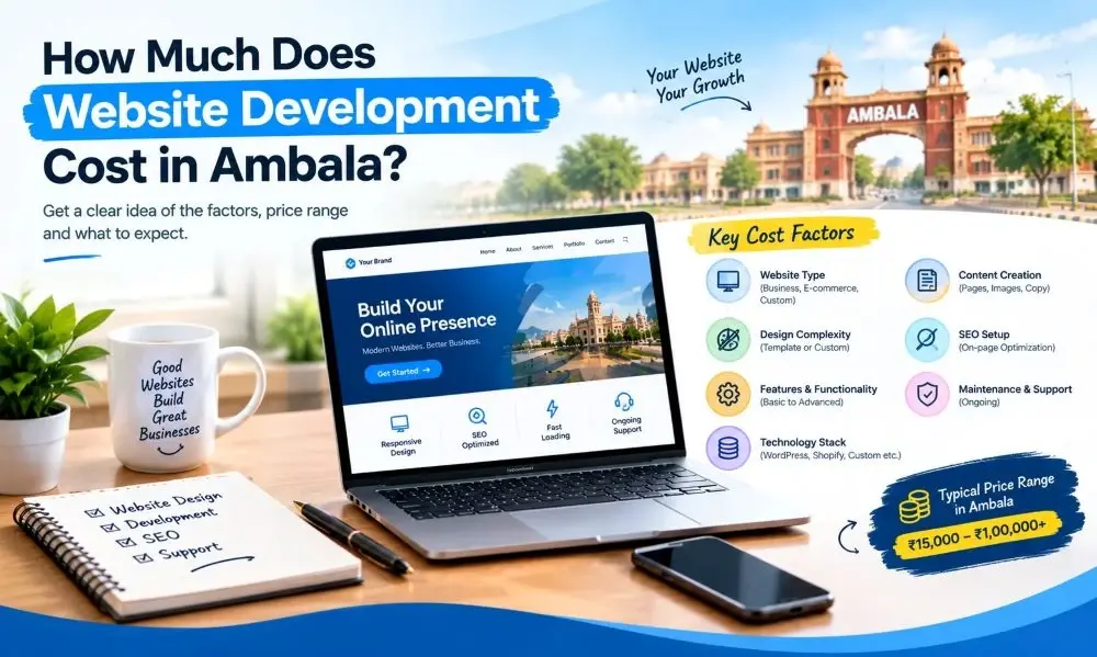 How Much Does Website Development Cost in Ambala?
