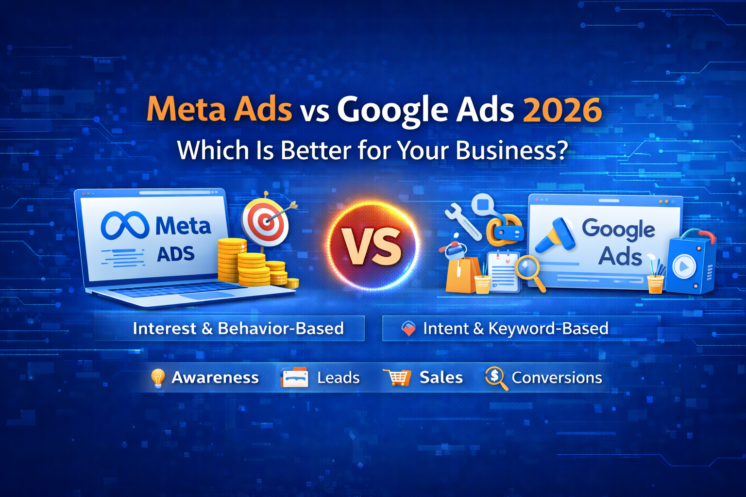 Meta Ads vs Google Ads 2026 – Which Is Better for Your Business?