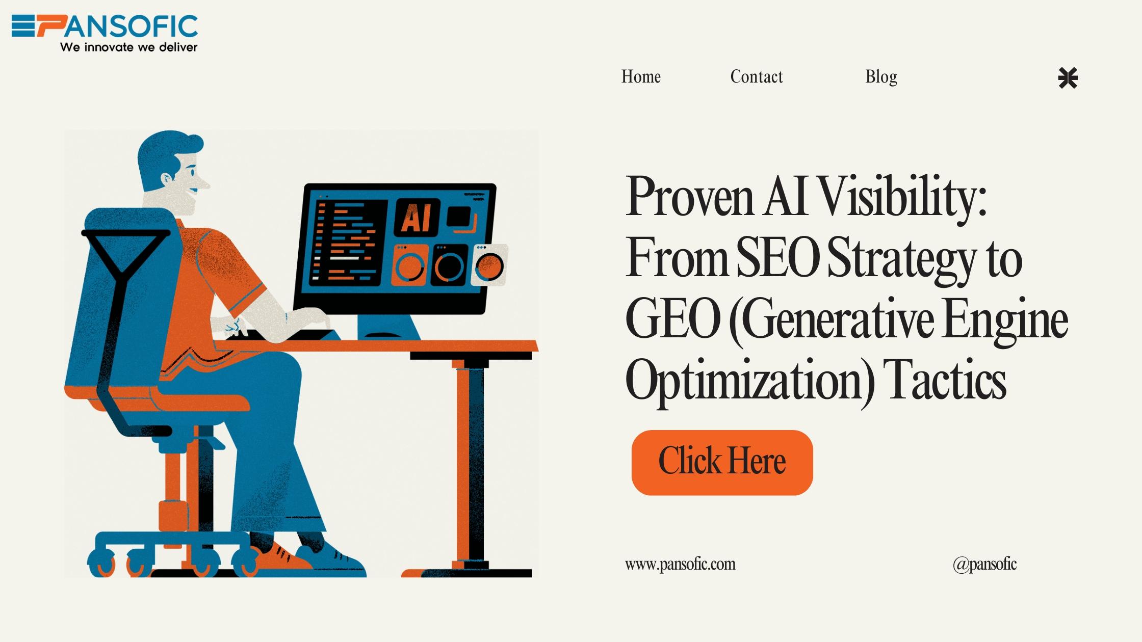 Proven AI Visibility: From SEO Strategy to GEO (Generative Engine Optimization) Tactics