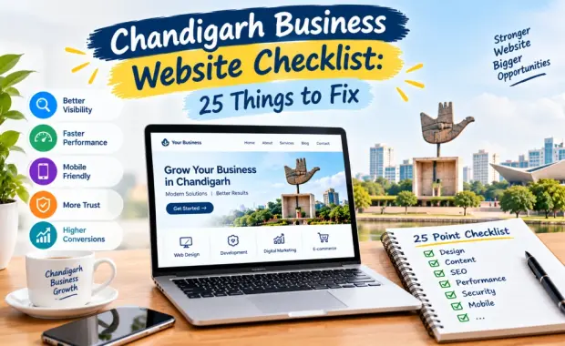 Chandigarh Business Website Checklist: 25 Things to Fix
