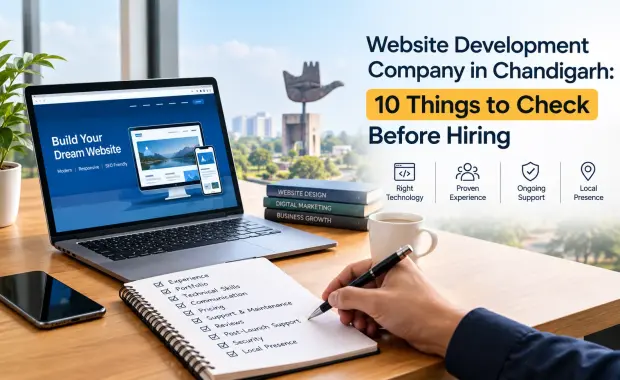 Website Development Company in Chandigarh: 10 Things to Check Before Hiring