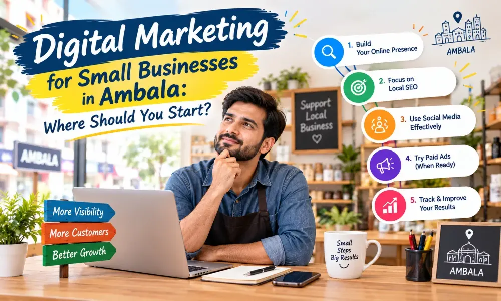 Digital Marketing for Small Businesses in Ambala: Where Should You Start?
