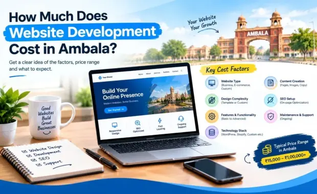 How Much Does Website Development Cost in Ambala?