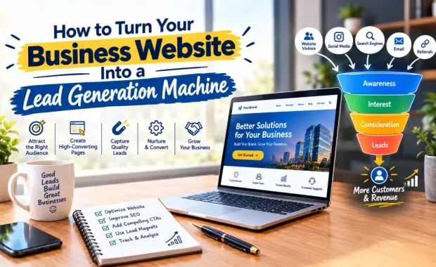 How to Turn Your Business Website Into a Lead Generation Machine
