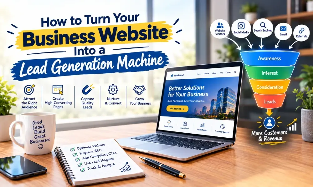 How to Turn Your Business Website Into a Lead Generation Machine