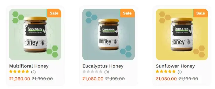 OrganicFreshIndia's Honey Sell On Pansofic Mall