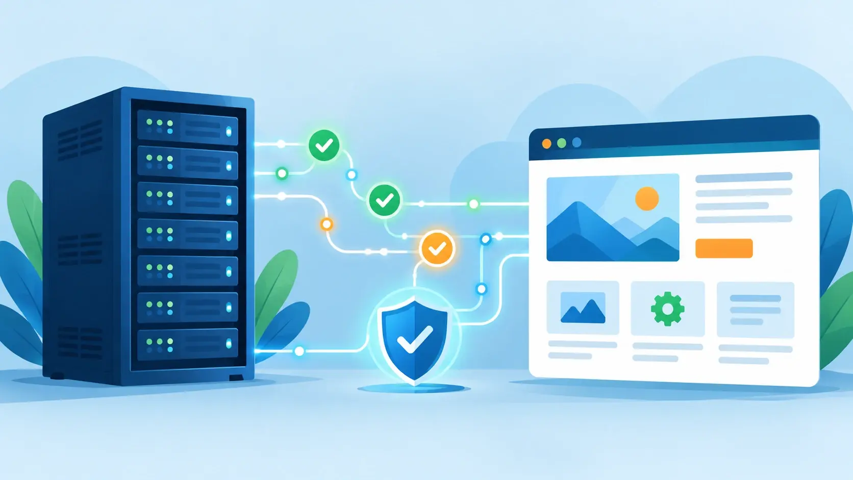 Secure Server-to-Website Data Flow