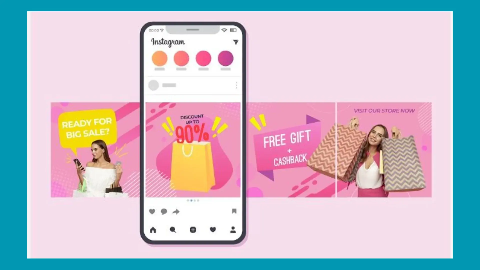 Shopping through social commerce on Instagram