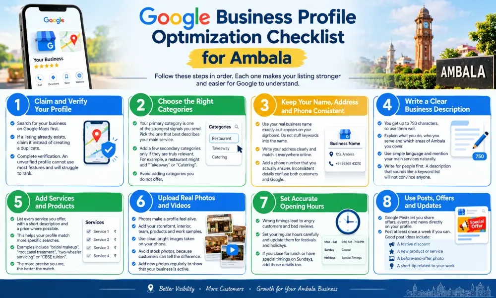 Step-by-Step GBP Optimization Checklist for Ambala