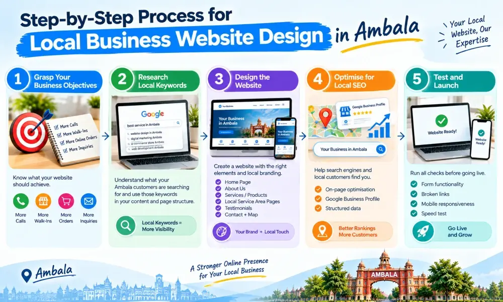 Step-by-Step Process for Local Business Website Design