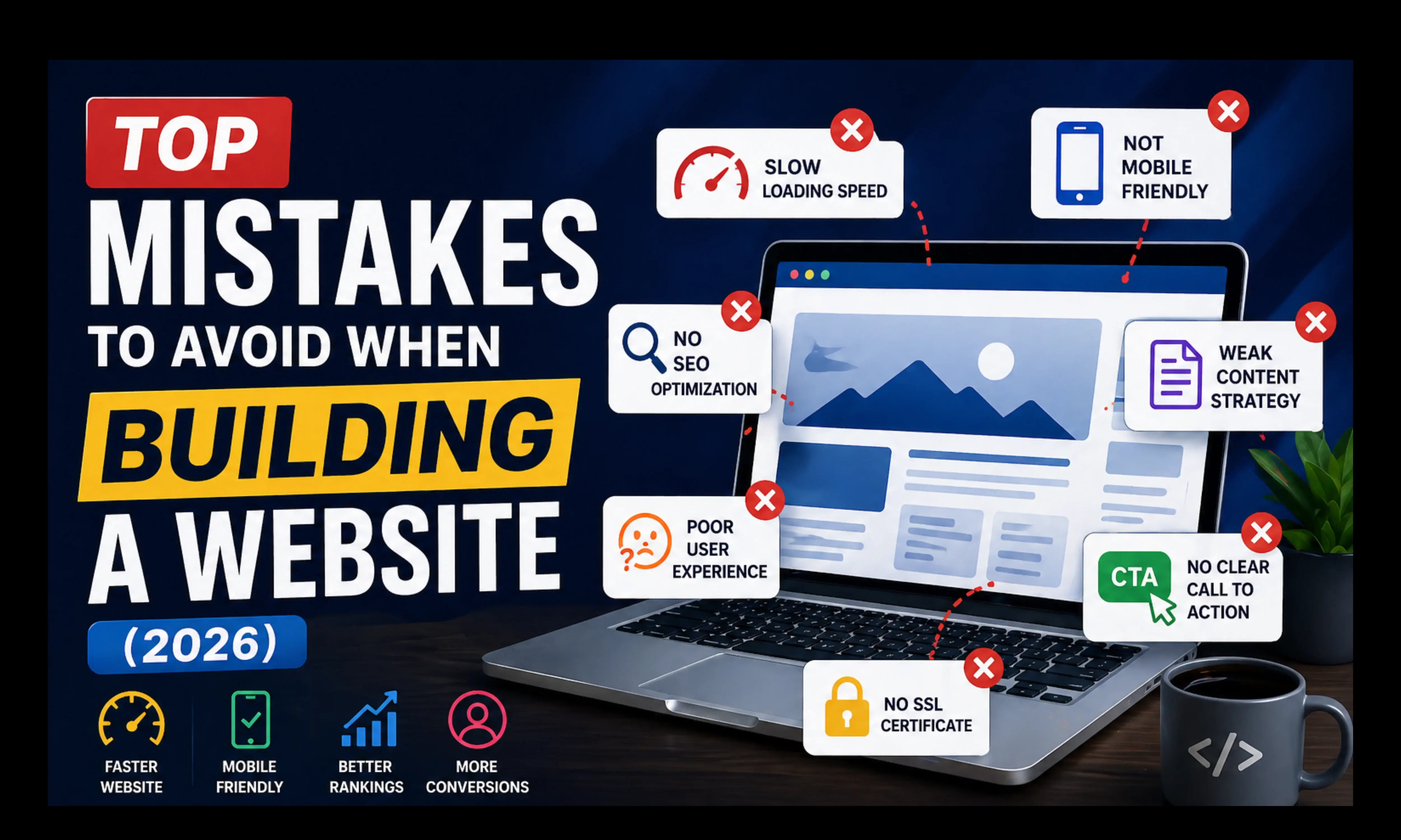 Top Mistakes to Avoid When Building a Website 2026 – Pansofic Solutions