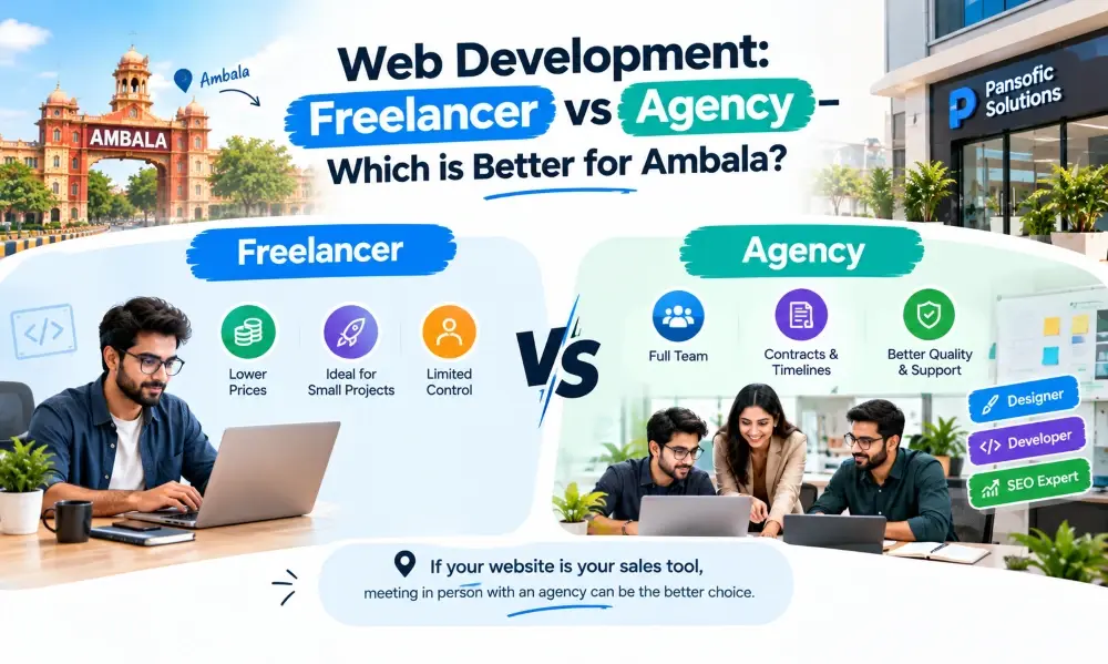 web development freelencer vs agency