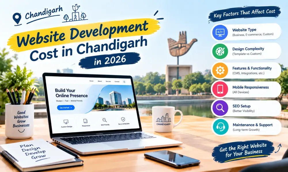 Website Development Cost in Chandigarh in 2026