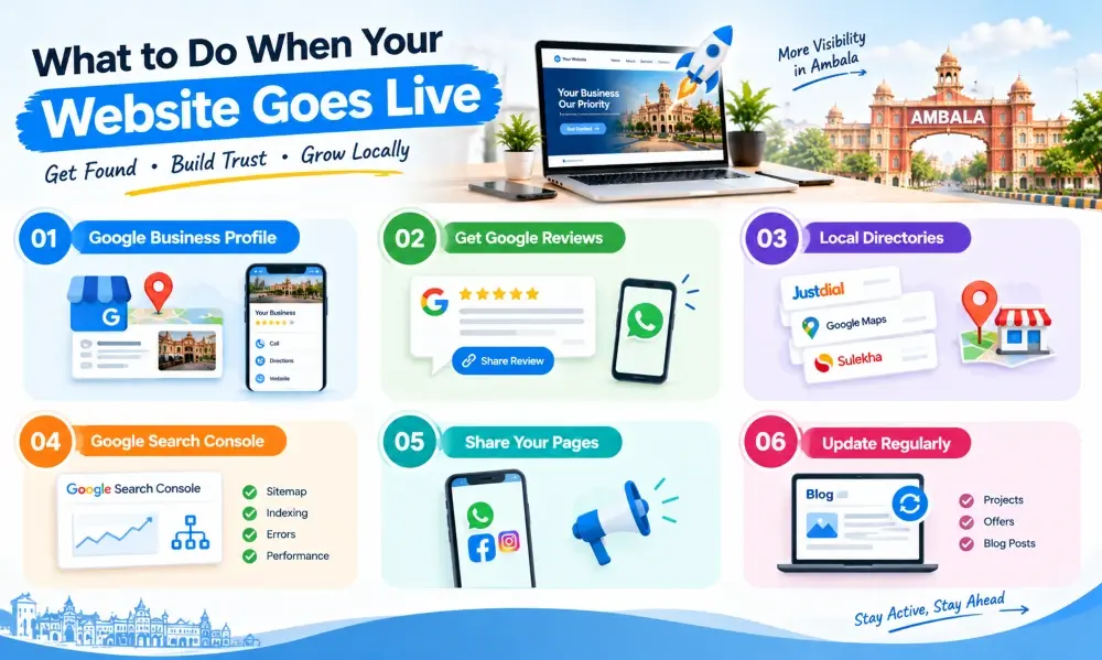 What to Do When Your Website Goes Live