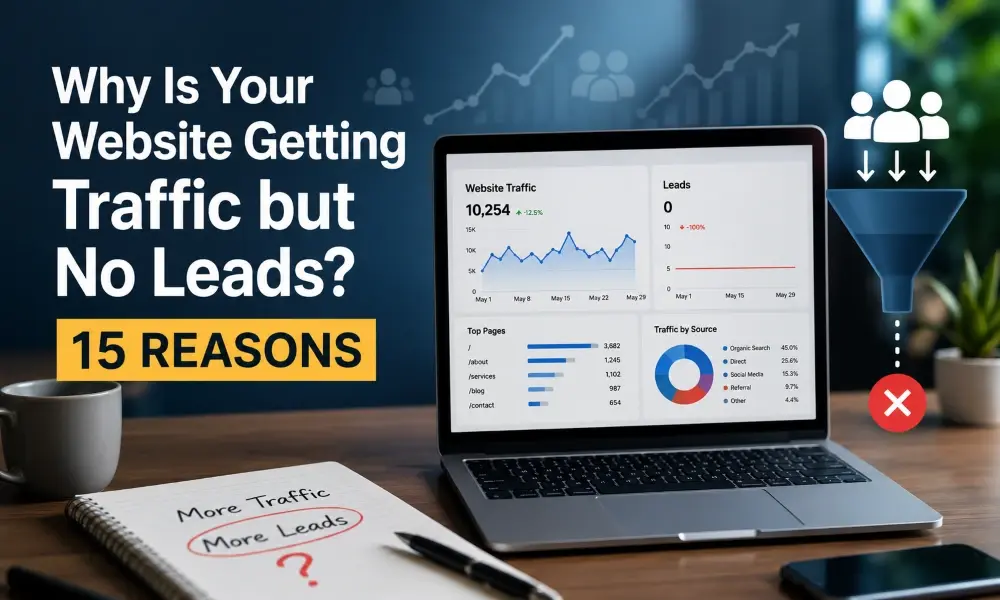Why Is Your Website Getting Traffic but No Leads? 15 Reasons