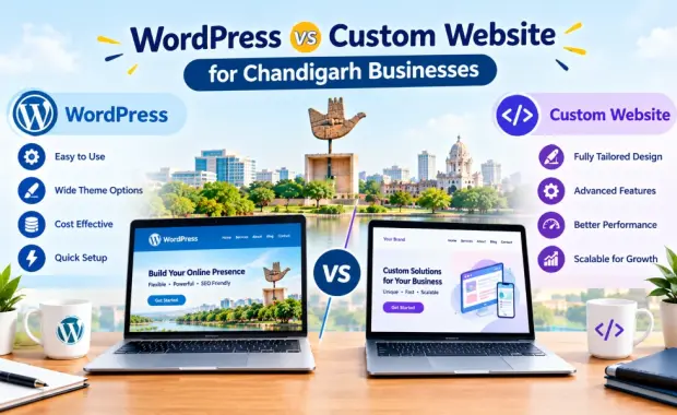 WordPress vs Custom Website for Chandigarh Businesses